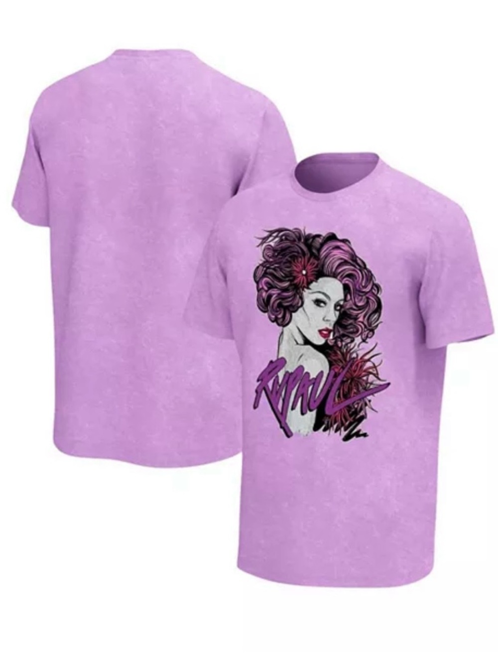 RUPAUL Purple Washed T-shirt NEW